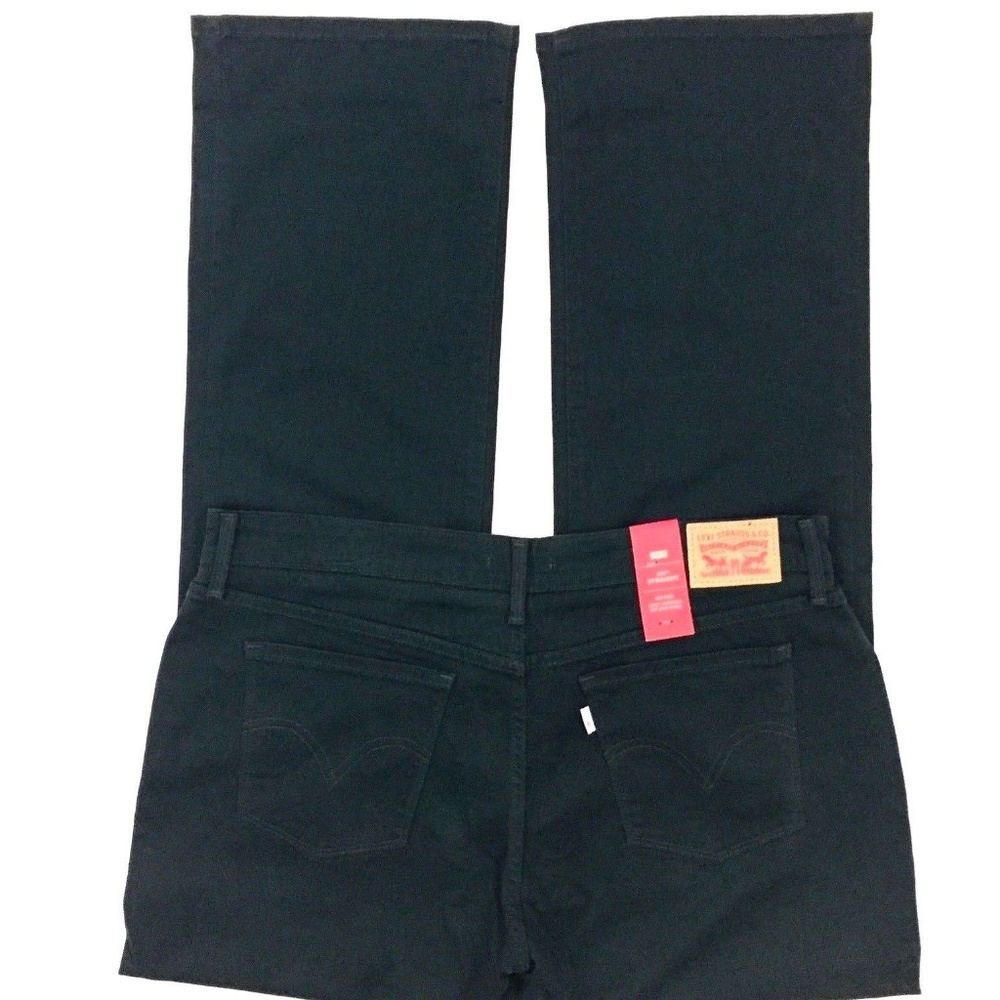 Levis 505 Straight Leg Jeans Size 16M Green - Picture 4 of 7
